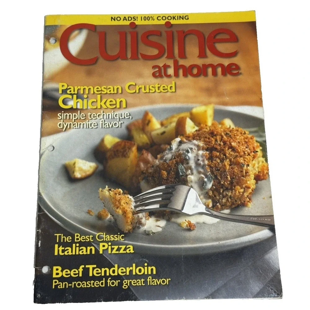 Cuisine at Home Food Magazine Lot of 6 Issues Variety Lots of Recipes Ephemera